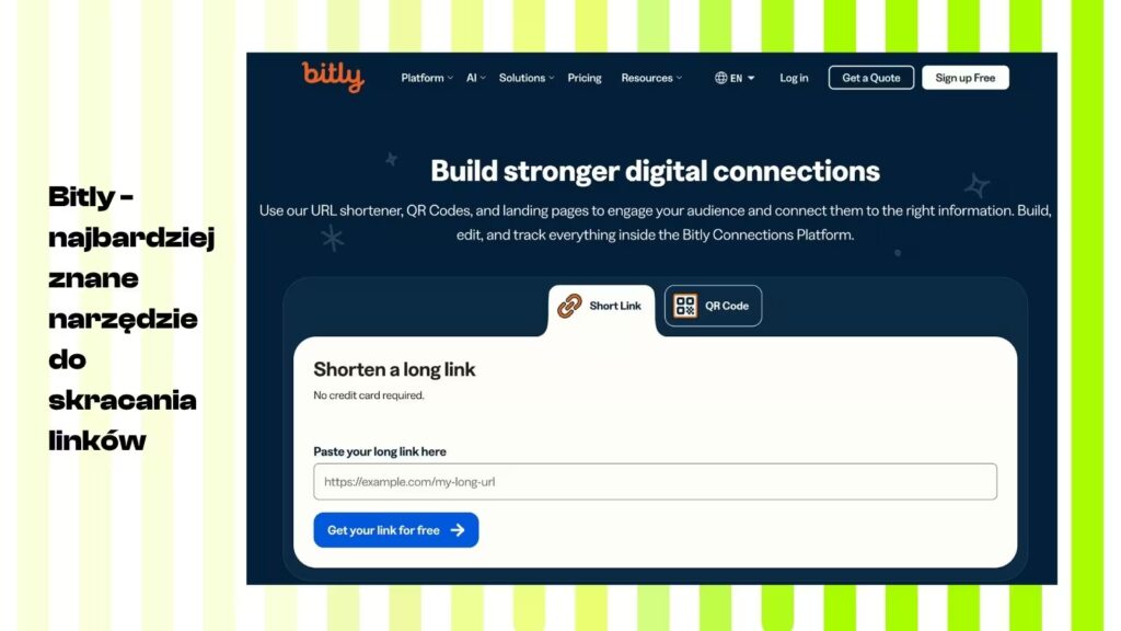 bitly do skracania linków a przyjazne adresy www